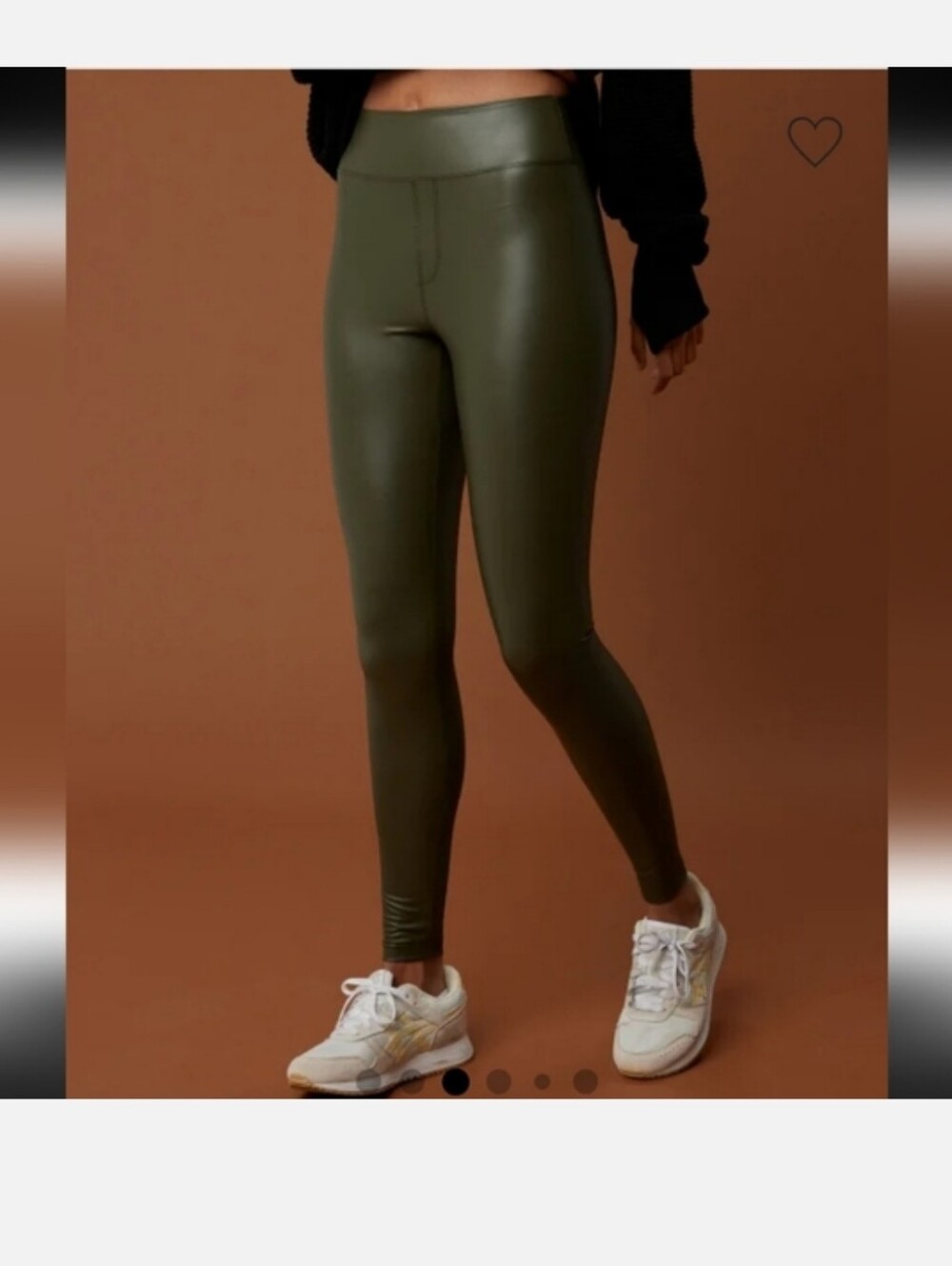 OFFLINE by Aerie "Real Luxe" Faux-Leather High-Rise Leggings Small